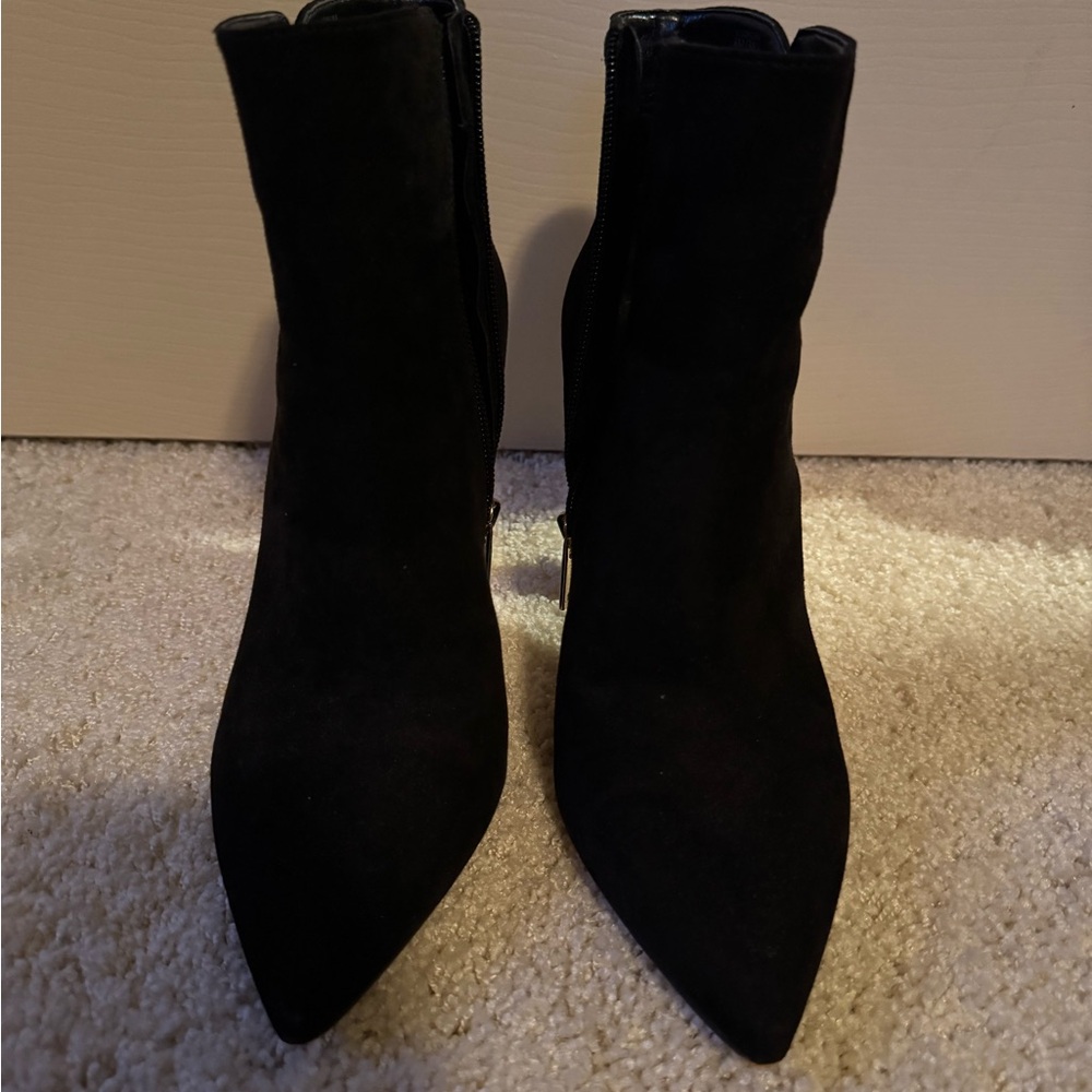 Jennifer Lopez Black Ankle Booties